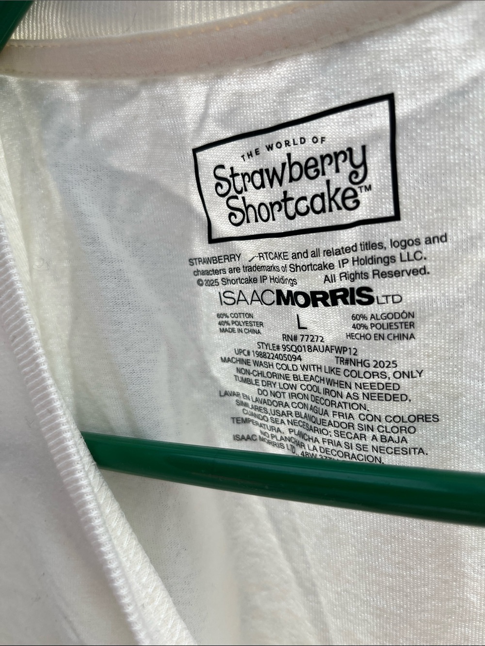 Strawberry Shortcake Graphic Tee - Strawberry & Honey Pie Pony L - Picture 2 of 4